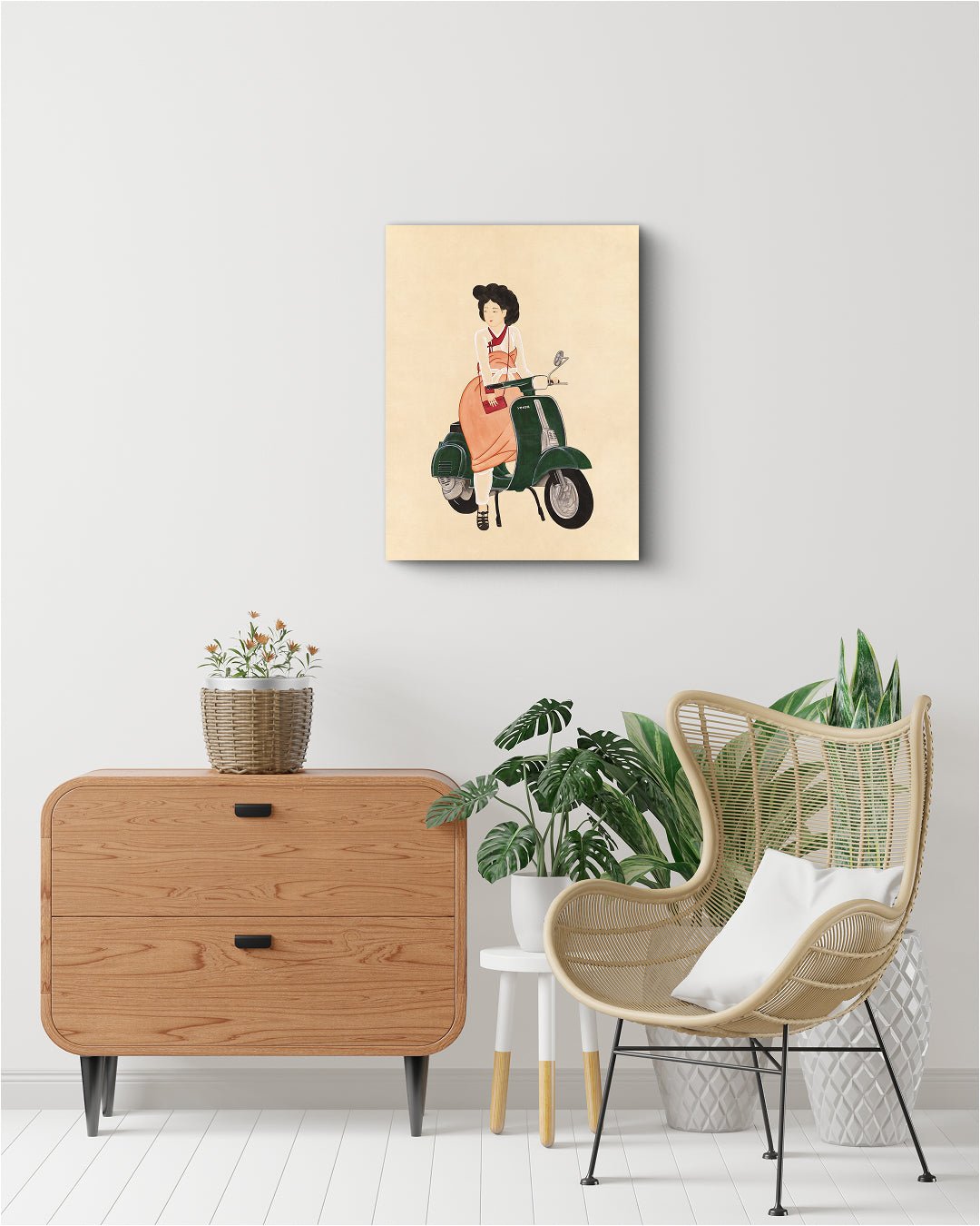 korean art, Reflecting on Life 4 - DOKHBI ARTWORKS Ham Bo Kyung Mixed Media