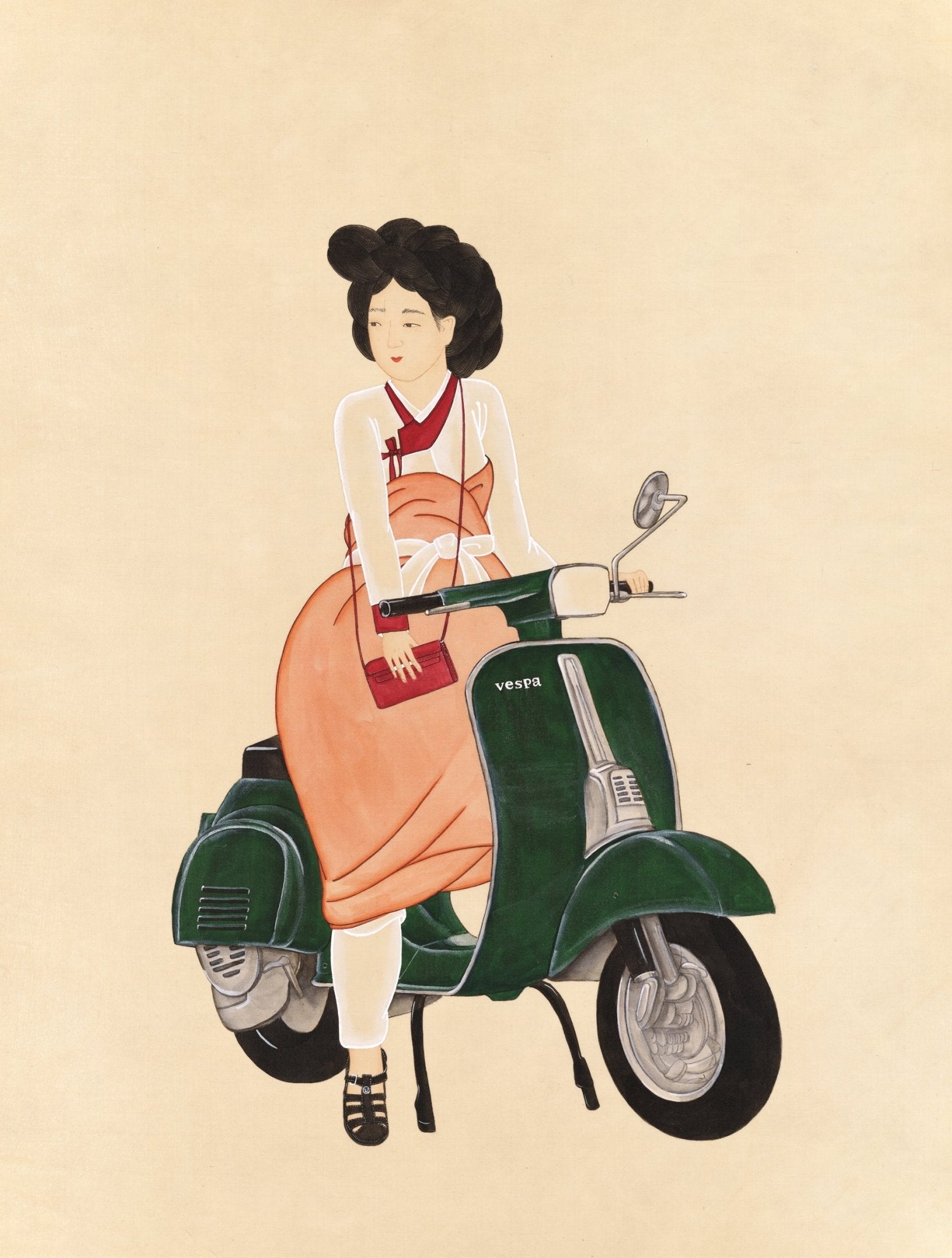 korean art, Reflecting on Life 4 - DOKHBI ARTWORKS Ham Bo Kyung Mixed Media