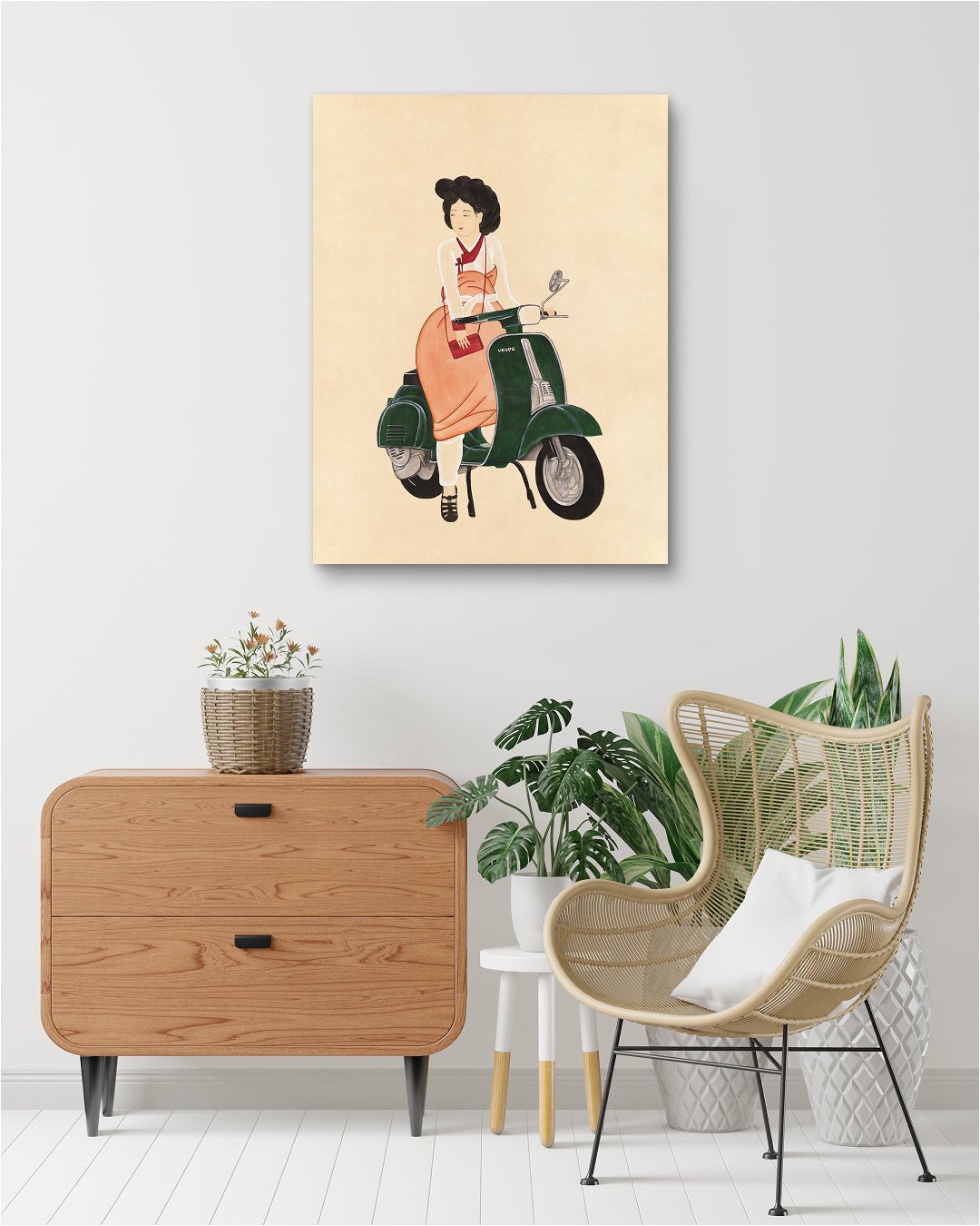 korean art, Reflecting on Life 4 - DOKHBI ARTWORKS Ham Bo Kyung Mixed Media ARTWORKS dokkaebi dokebi k - art Korean contemporary silk painting Reflecting on Life 4 by Ham Bo Kyung, interior wall art decor DOKHBI