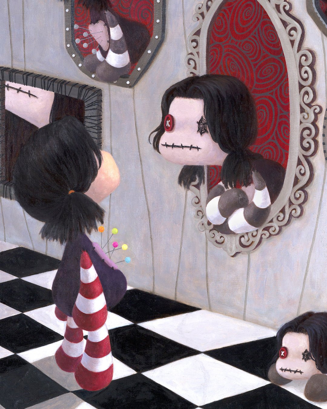 korean art, Room of Mirrors - DOKHBI $1000 ARTWORKS EunBong