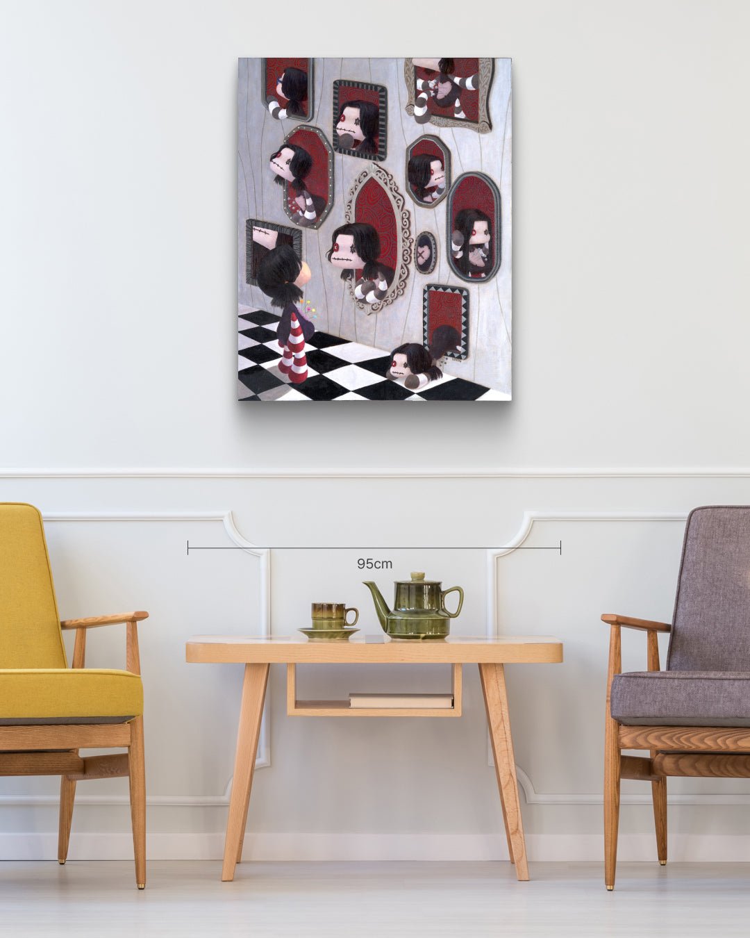 korean art, Room of Mirrors - DOKHBI $1000 ARTWORKS EunBong