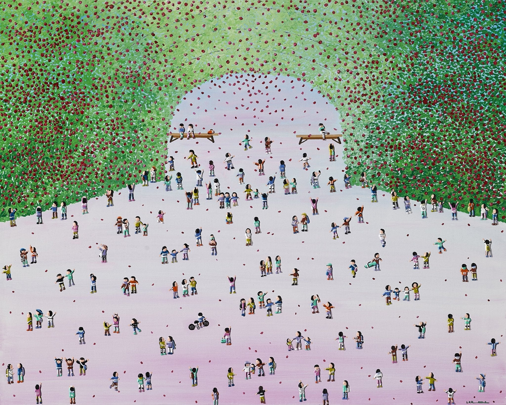 korean art, Rose - DOKHBI ARTWORKS Lee Kyoung Hyun Painting