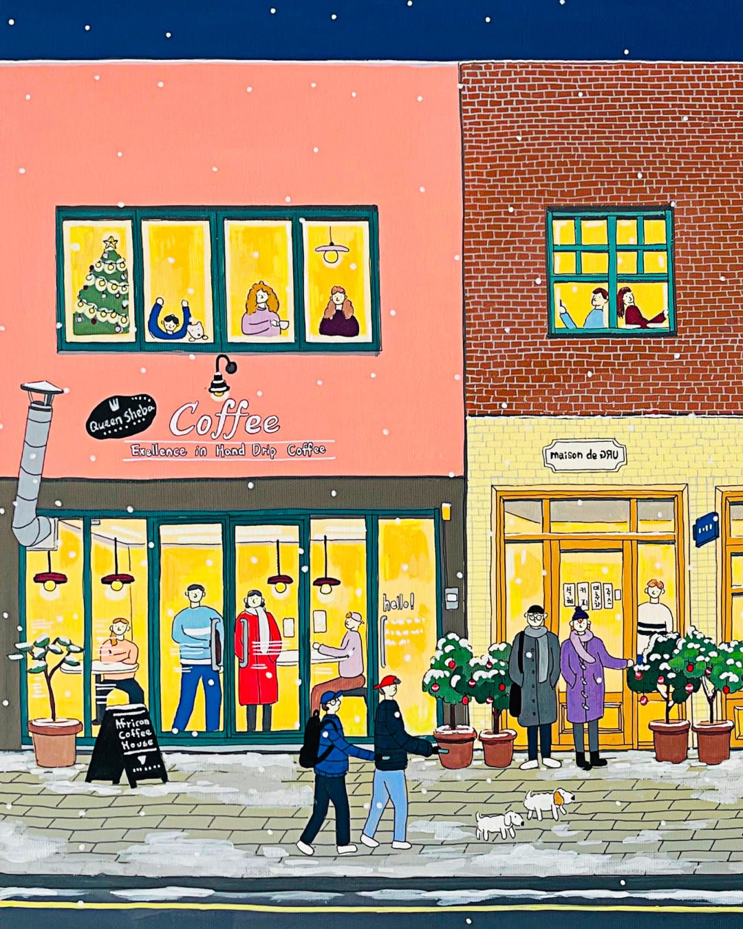 korean art, Seoul - DOKHBI ARTWORKS KANGZi Painting ARTWORKS dokkaebi dokebi k - art Seoul DOKHBI