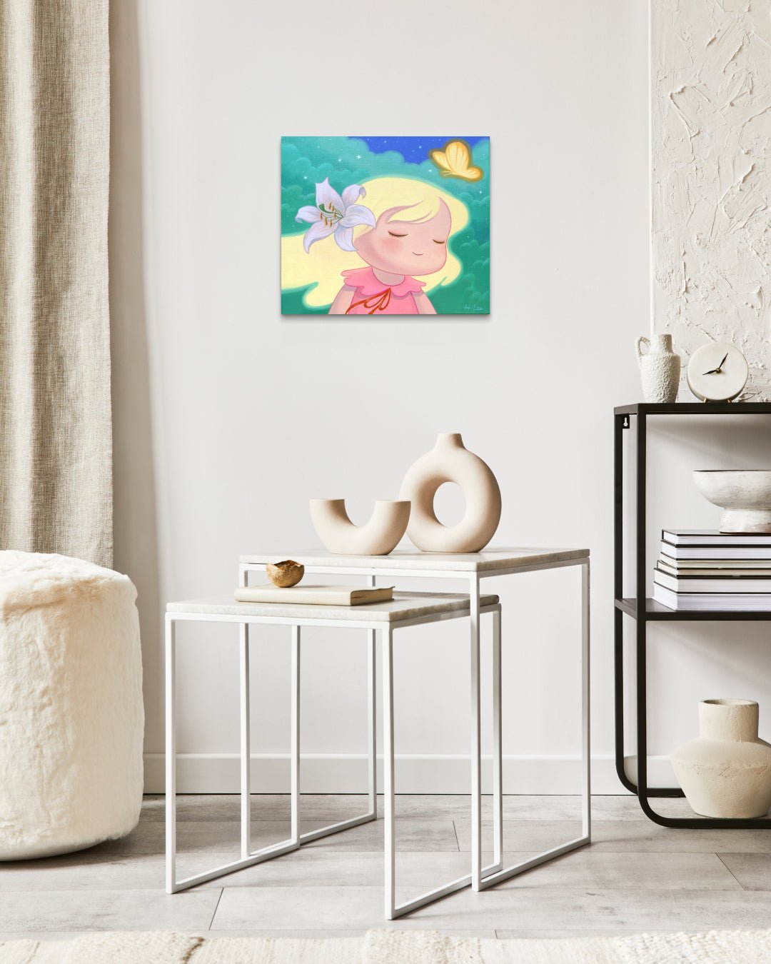 korean art, Serenity - DOKHBI $1000 ARTWORKS Hyoji Lee ARTWORKS dokkaebi dokebi k - art Serenity DOKHBI