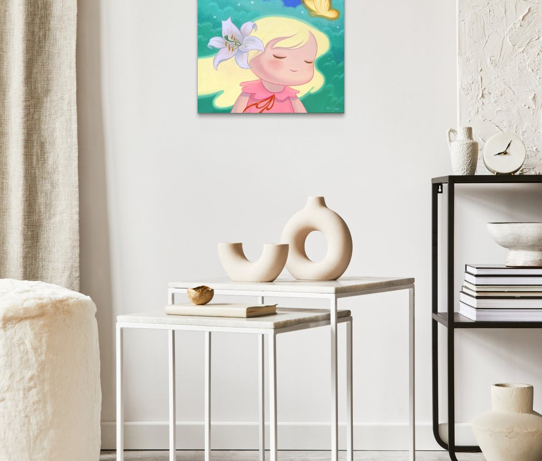 korean art, Serenity - DOKHBI $1000 ARTWORKS Hyoji Lee ARTWORKS dokkaebi dokebi k - art Serenity DOKHBI