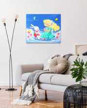 korean art, Serenity - DOKHBI ARTWORKS Hyoji Lee Painting ARTWORKS dokkaebi dokebi k-art #original_value# DOKHBI