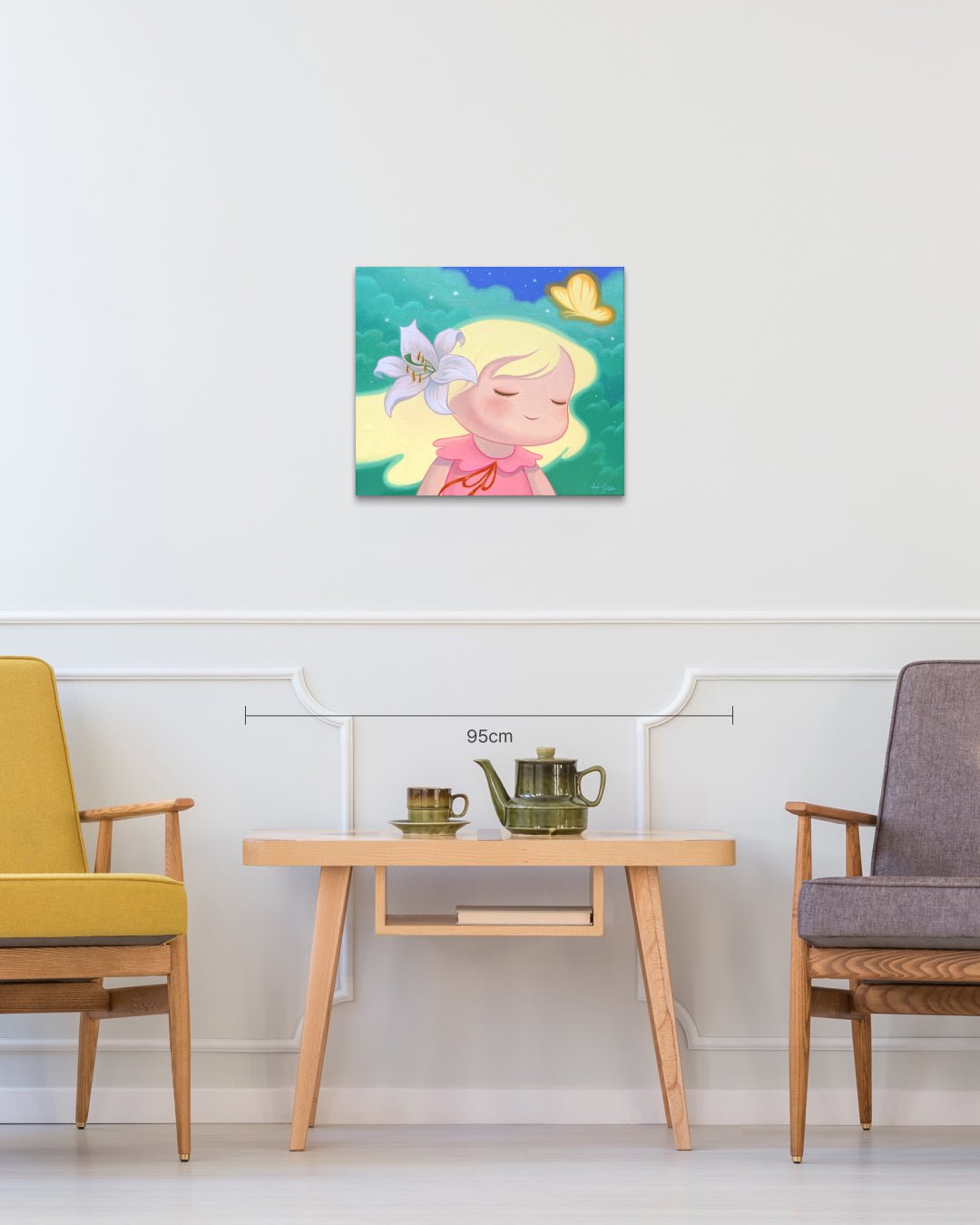 korean art, Serenity - DOKHBI $1000 ARTWORKS Hyoji Lee ARTWORKS dokkaebi dokebi k - art Serenity DOKHBI