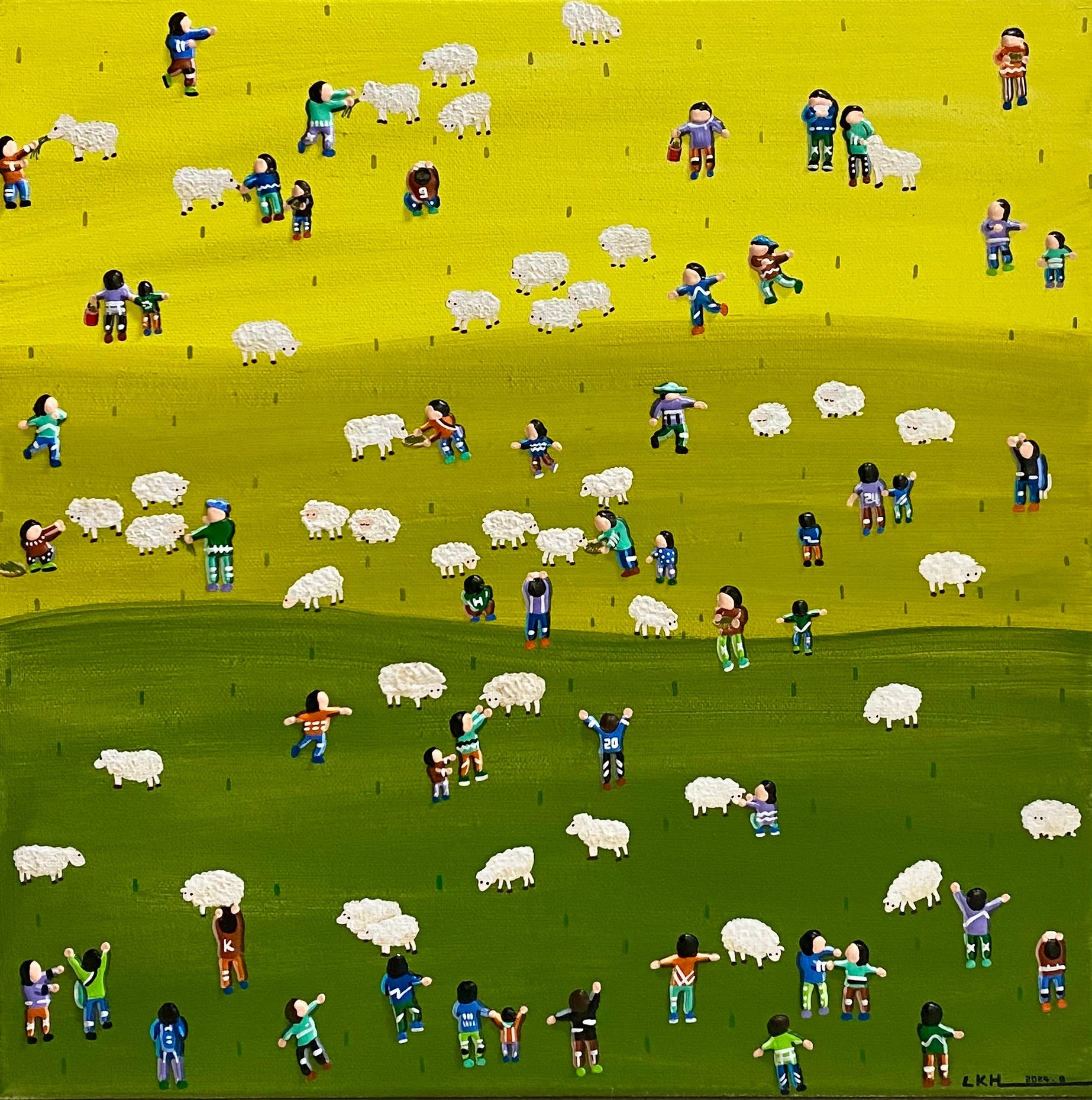 korean art, Sheep - DOKHBI $1000 ARTWORKS Lee Kyoung Hyun