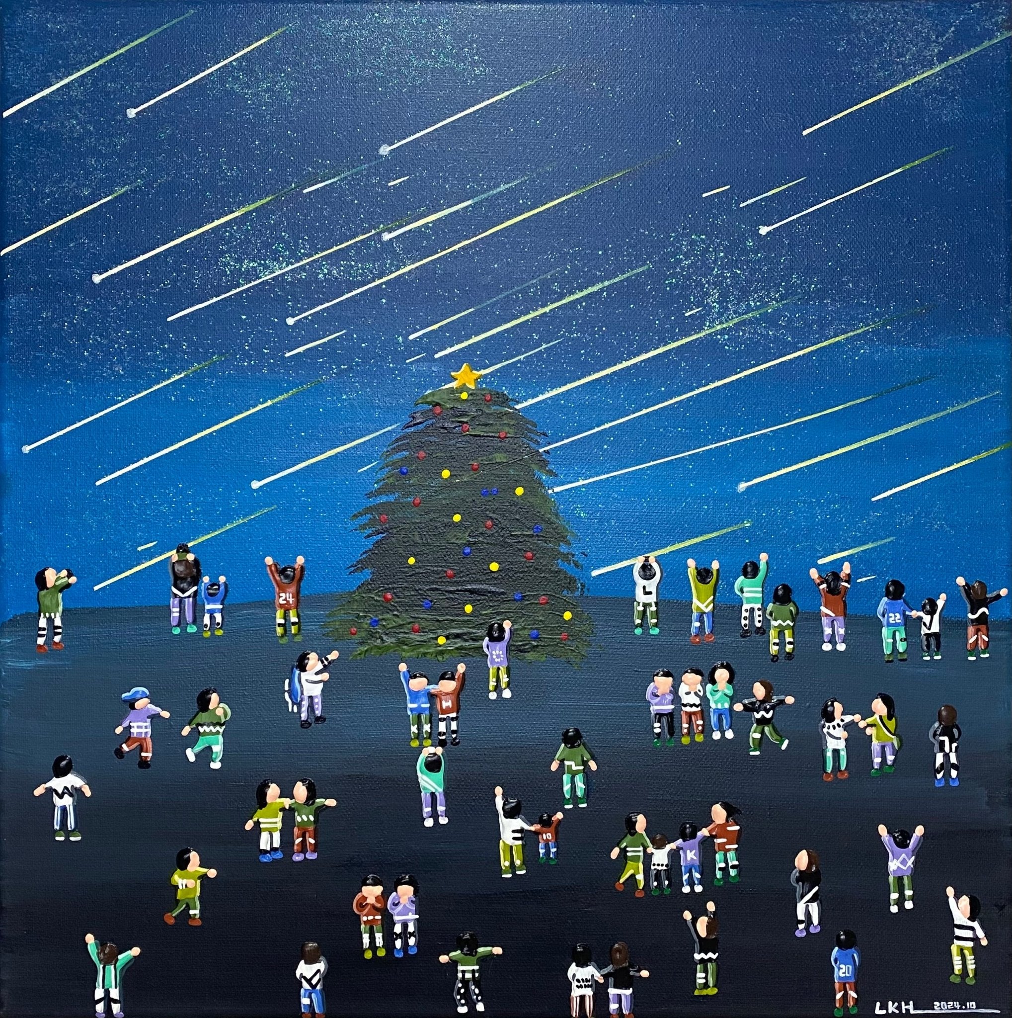 korean art, Shooting star - DOKHBI $1000 ARTWORKS Lee Kyoung Hyun