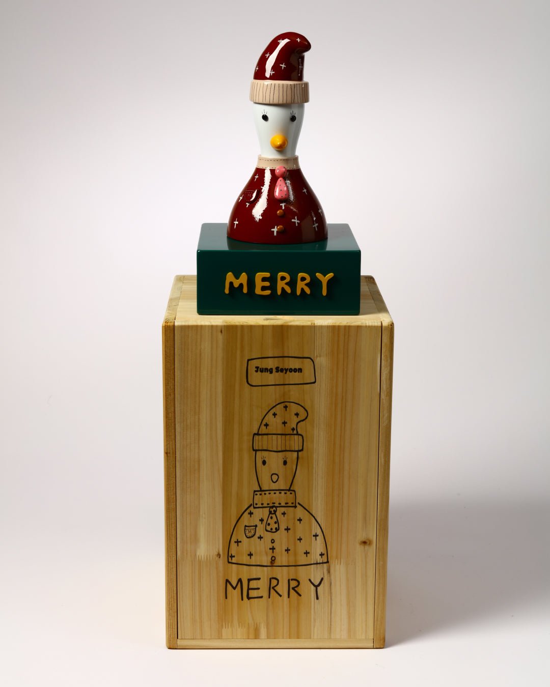 korean art, Simpson (Girl) - DOKHBI Jung Seyoon Mixed Media Sculptures & Statues