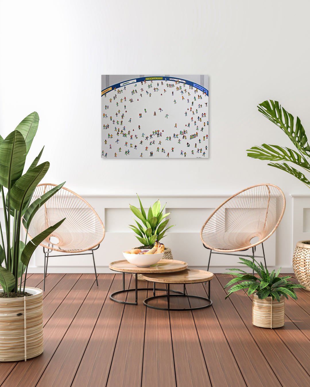 korean art, Skating - DOKHBI ARTWORKS Lee Kyoung Hyun Painting