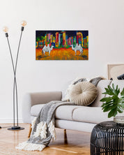 korean art, Soul Mate - DOKHBI ARTWORKS Painting Yun Song - A ARTWORKS dokkaebi dokebi k - art Korean contemporary painting Soul Mate by Yun Song - A, interior wall art decor DOKHBI