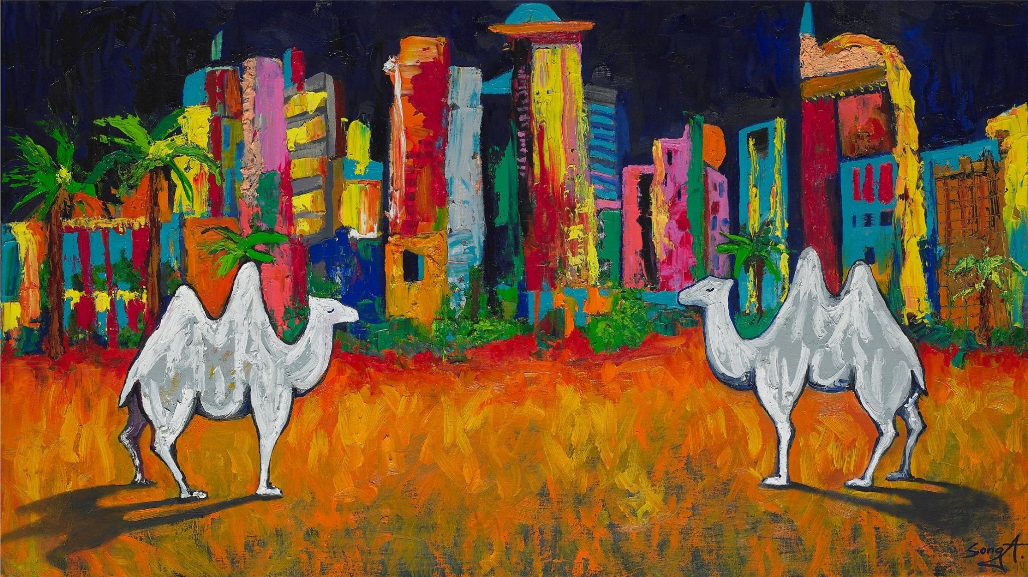 korean art, Soul Mate - DOKHBI ARTWORKS Painting Yun Song-A