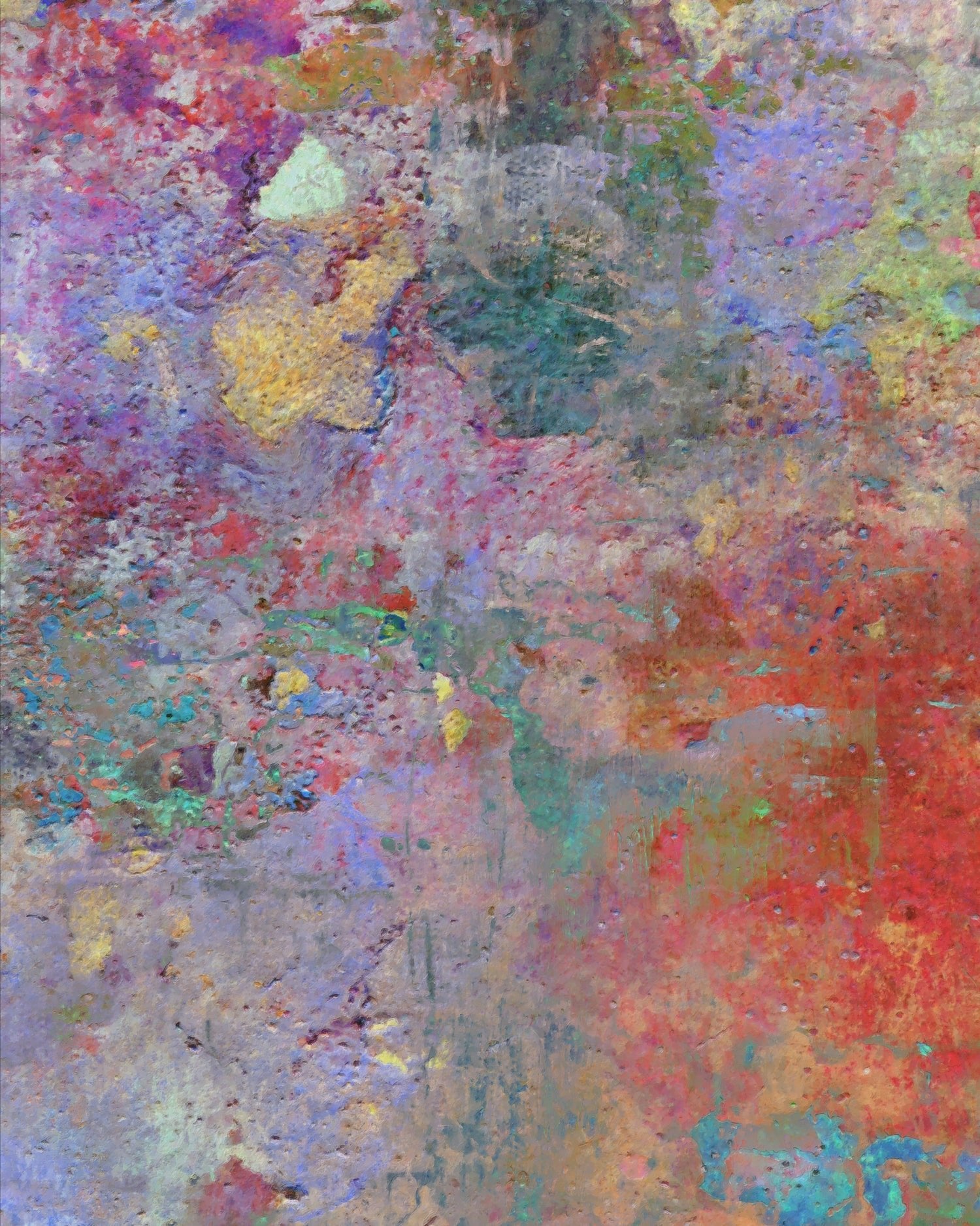 korean art, Spring, Abstracted #2504b - DOKHBI grymC Prints