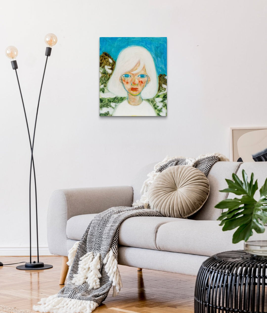 korean art, Spring Wind - DOKHBI $1000 ARTWORKS Jineui Heo ARTWORKS dokkaebi dokebi k - art Spring Wind DOKHBI