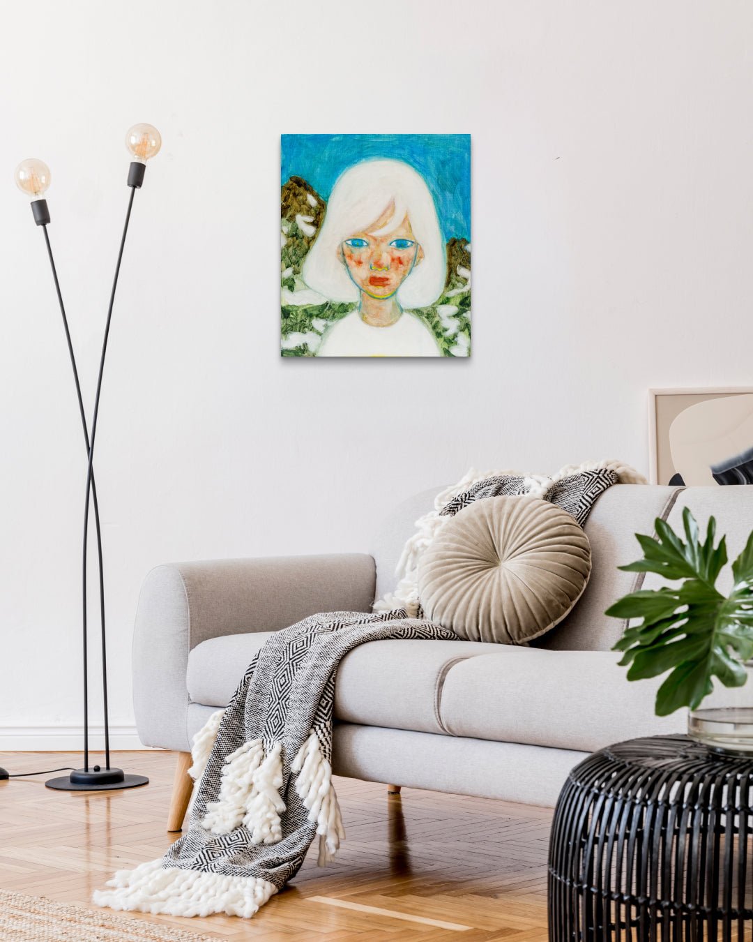 korean art, Spring Wind - DOKHBI $1000 ARTWORKS Jineui Heo ARTWORKS dokkaebi dokebi k - art Spring Wind DOKHBI