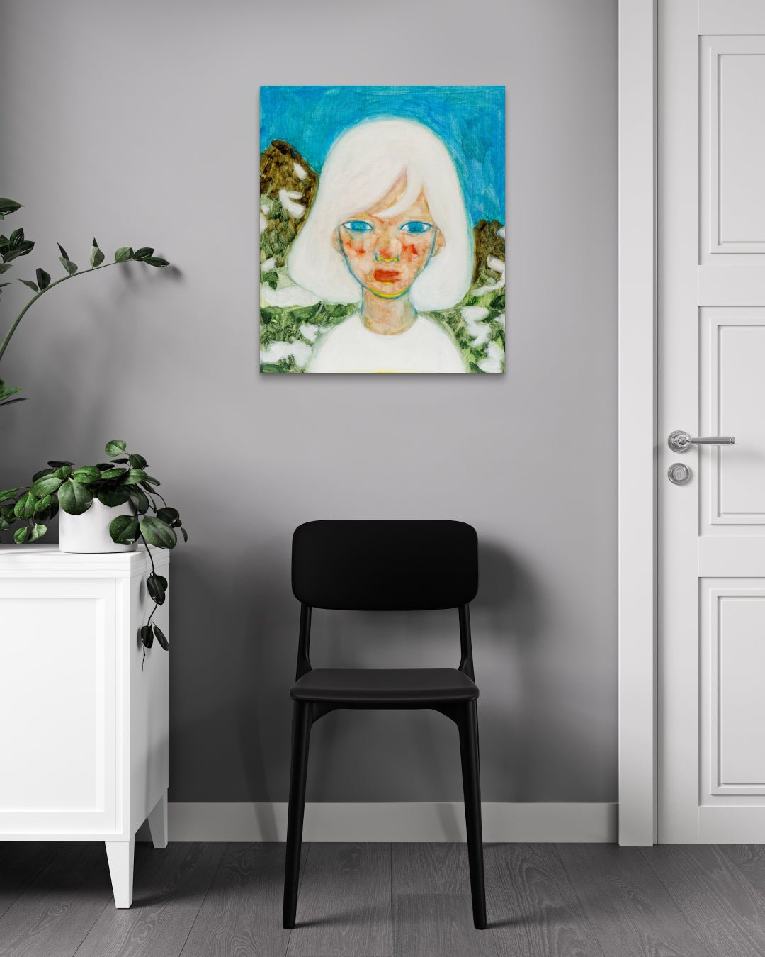 korean art, Spring Wind - DOKHBI $1000 ARTWORKS Jineui Heo ARTWORKS dokkaebi dokebi k - art Spring Wind DOKHBI