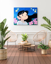 korean art, Starry Night - DOKHBI ARTWORKS Hyoji Lee Painting ARTWORKS dokkaebi dokebi k - art Starry Night DOKHBI