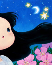 korean art, Starry Night - DOKHBI ARTWORKS Hyoji Lee Painting ARTWORKS dokkaebi dokebi k - art Starry Night DOKHBI