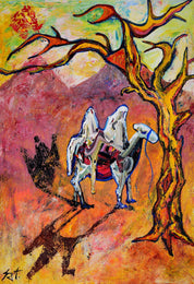 korean art, Sweet Dreams of Camel - DOKHBI ARTWORKS Painting Yun Song-A