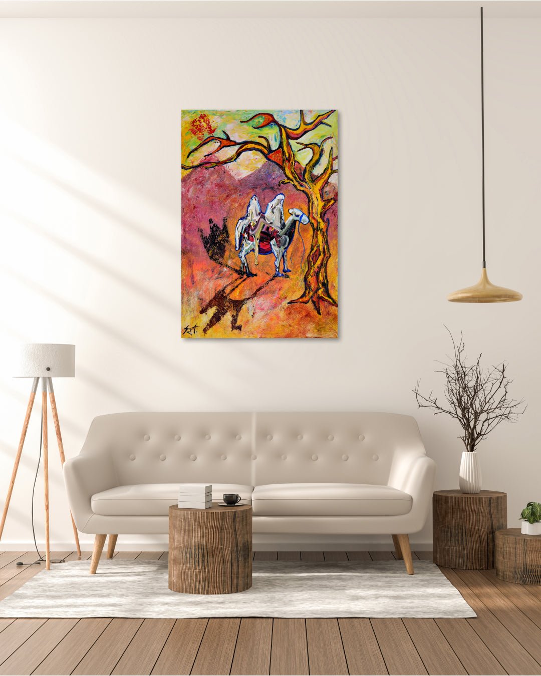 korean art, Sweet Dreams of Camel - DOKHBI ARTWORKS Painting Yun Song-A