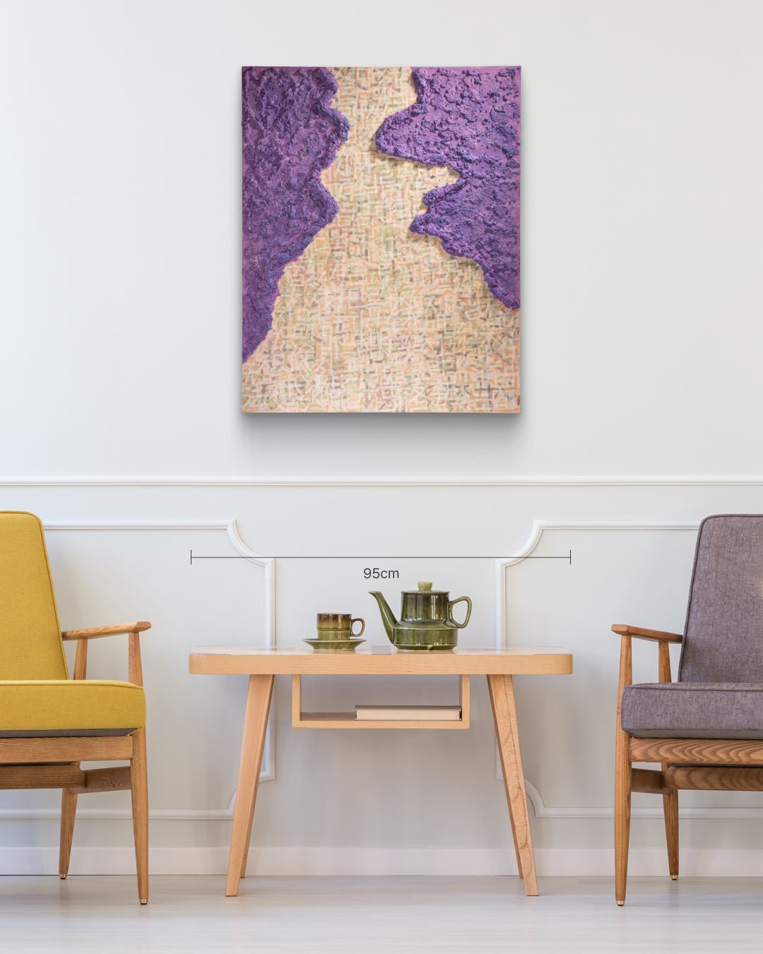 Sympathy-14 size reference 90.0×72.0cm - original Korean contemporary artwork by Pan Yunman 2025