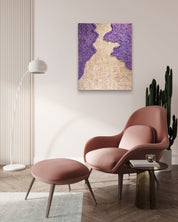 Korean contemporary mixed media art Sympathy-14 by Pan Yunman, interior wall art decor