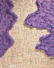 Sympathy-14 surface detail - unique tear and layer pasting technique by Pan Yunman, Korean fine art 2025