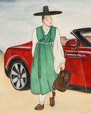 korean art, The Beginning of a Journey - DOKHBI ARTWORKS Ham Bo Kyung Mixed Media