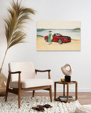 korean art, The Beginning of a Journey - DOKHBI ARTWORKS Ham Bo Kyung Mixed Media ARTWORKS dokkaebi dokebi k - art Korean contemporary silk painting The Beginning of a Journey by Ham Bo Kyung, interior wall art decor DOKHBI