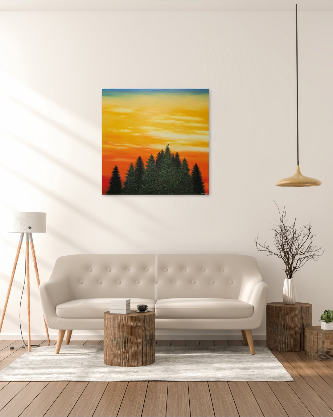 korean art, The Chair on the Tree - DOKHBI ARTWORKS Min Yul Painting