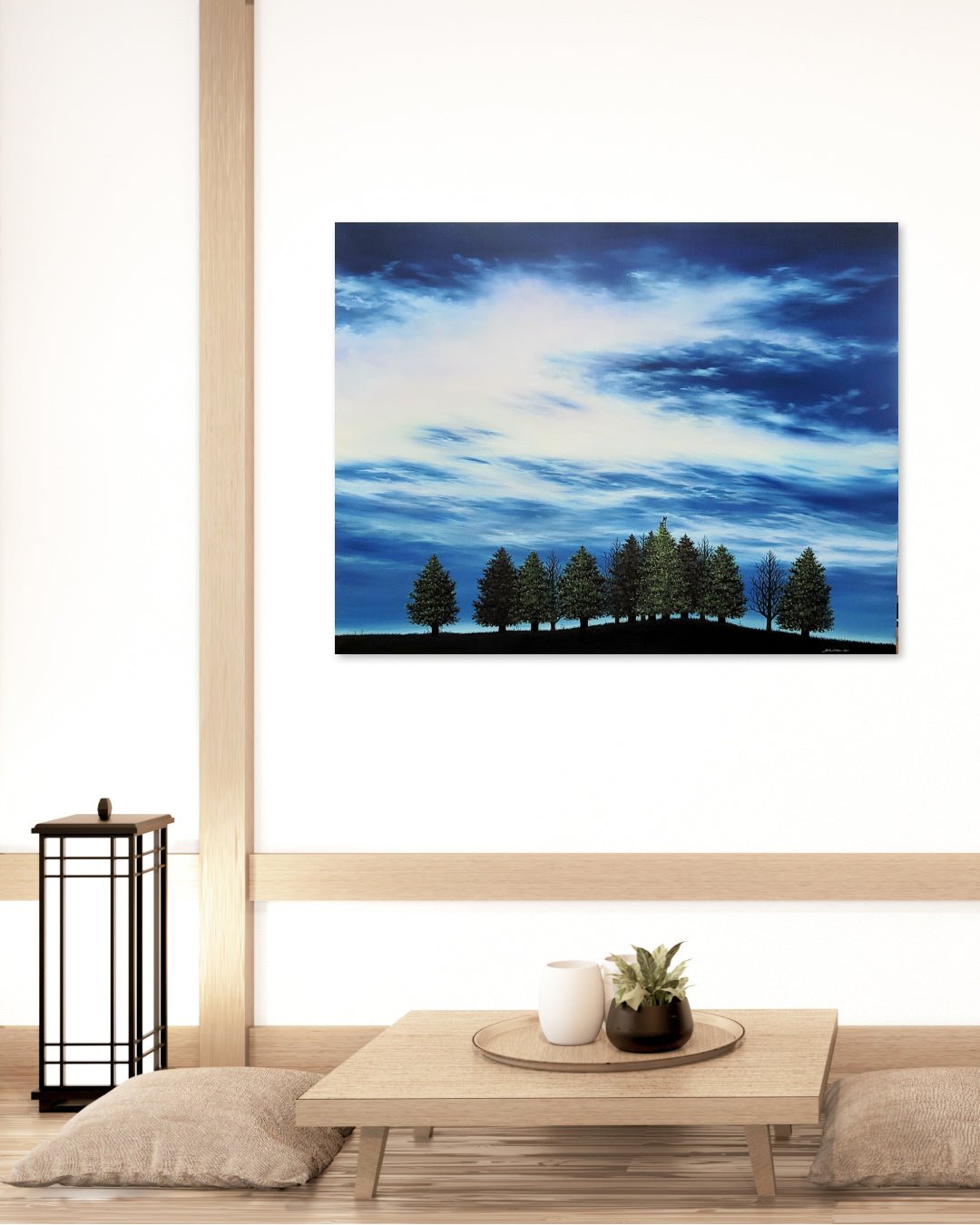 korean art, The Chair on the Tree - DOKHBI ARTWORKS Min Yul Painting