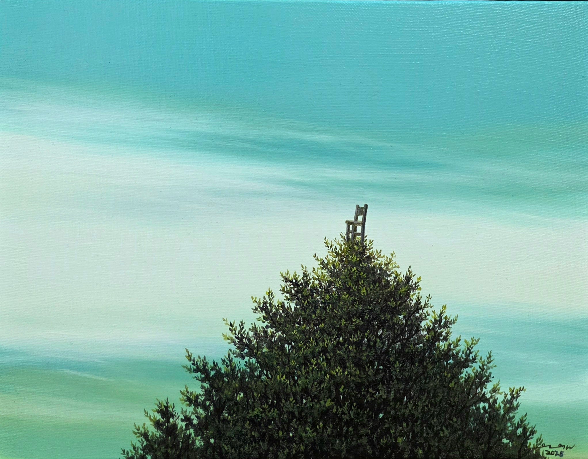 korean art, The Chair on the Tree - DOKHBI $1000 ARTWORKS Min Yul
