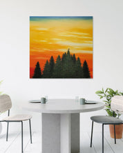 korean art, The Chair on the Tree - DOKHBI ARTWORKS Min Yul Painting