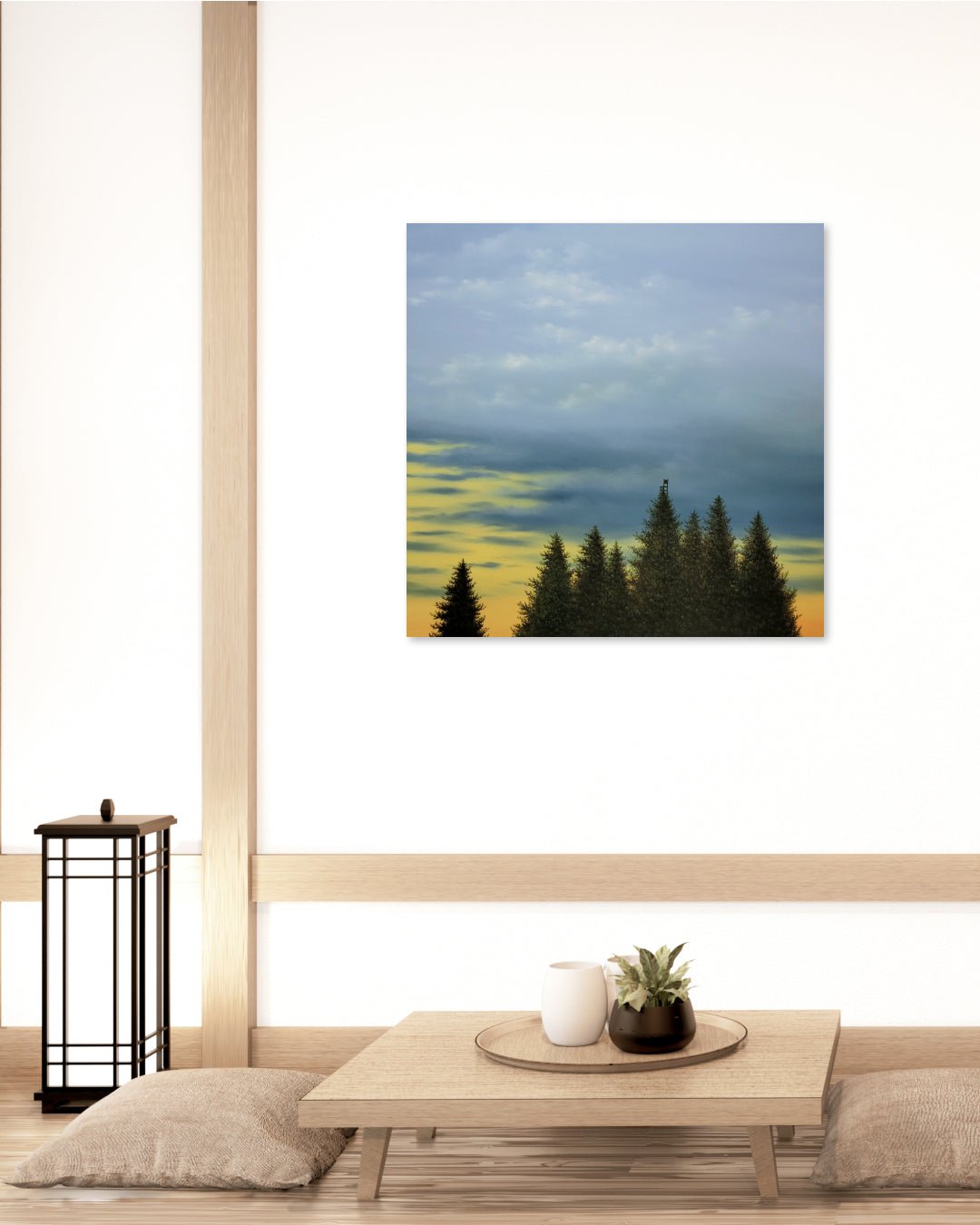 korean art, The Chair on the Tree - DOKHBI ARTWORKS Min Yul Painting