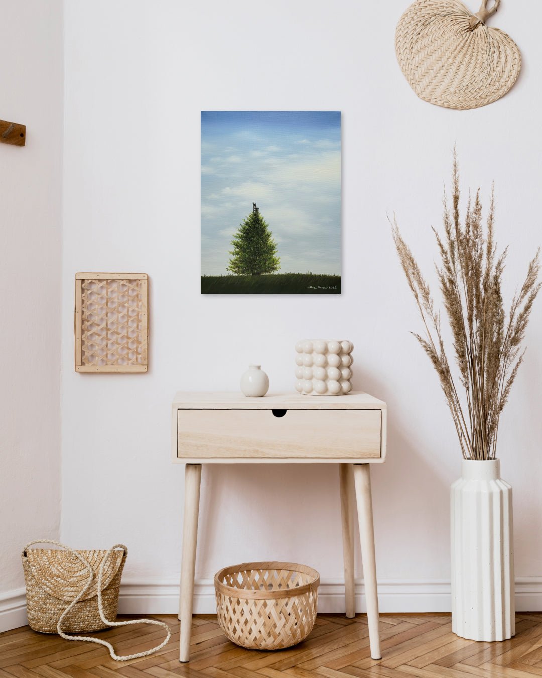 korean art, The Chair on the Tree - DOKHBI $1000 ARTWORKS Min Yul