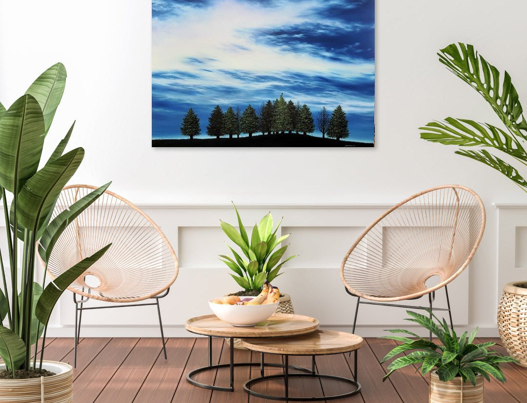 korean art, The Chair on the Tree - DOKHBI ARTWORKS Min Yul Painting