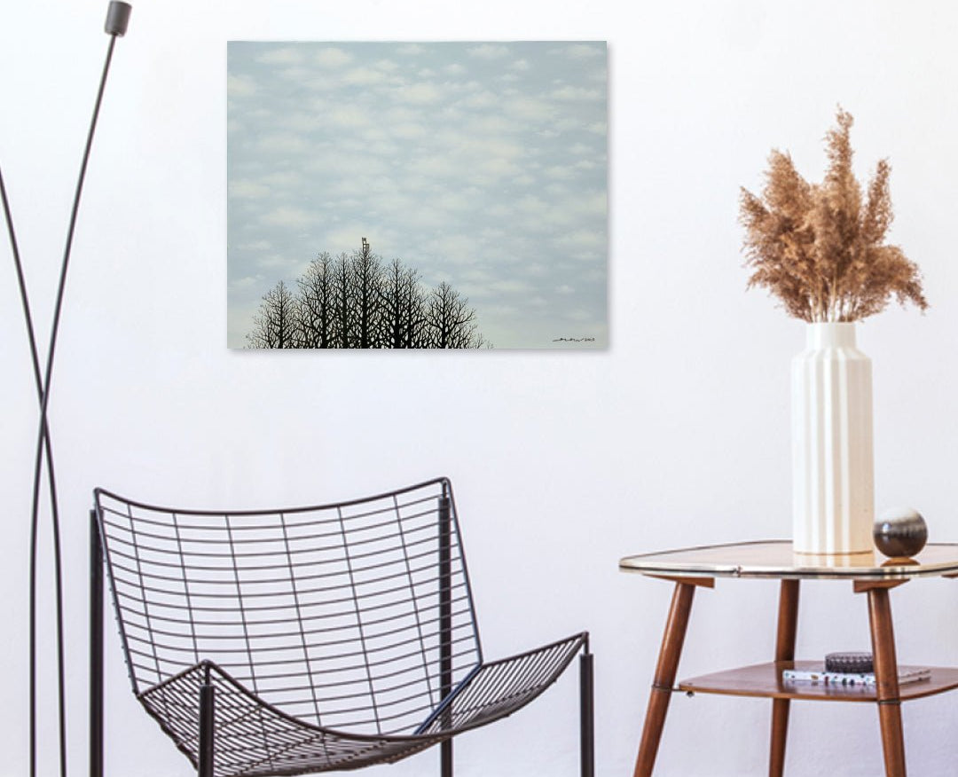 korean art, The Chair on the Tree - DOKHBI ARTWORKS Min Yul Painting