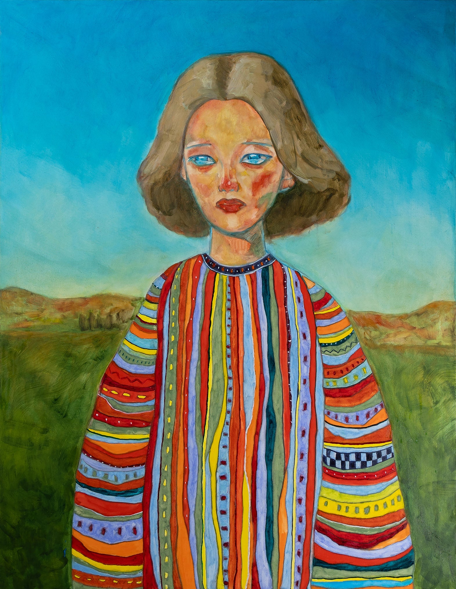 korean art, The Coming of Dusk - DOKHBI ARTWORKS Jineui Heo Painting ARTWORKS dokkaebi dokebi k - art The Coming of Dusk DOKHBI