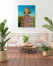 korean art, The Coming of Dusk - DOKHBI ARTWORKS Jineui Heo Painting ARTWORKS dokkaebi dokebi k - art The Coming of Dusk DOKHBI