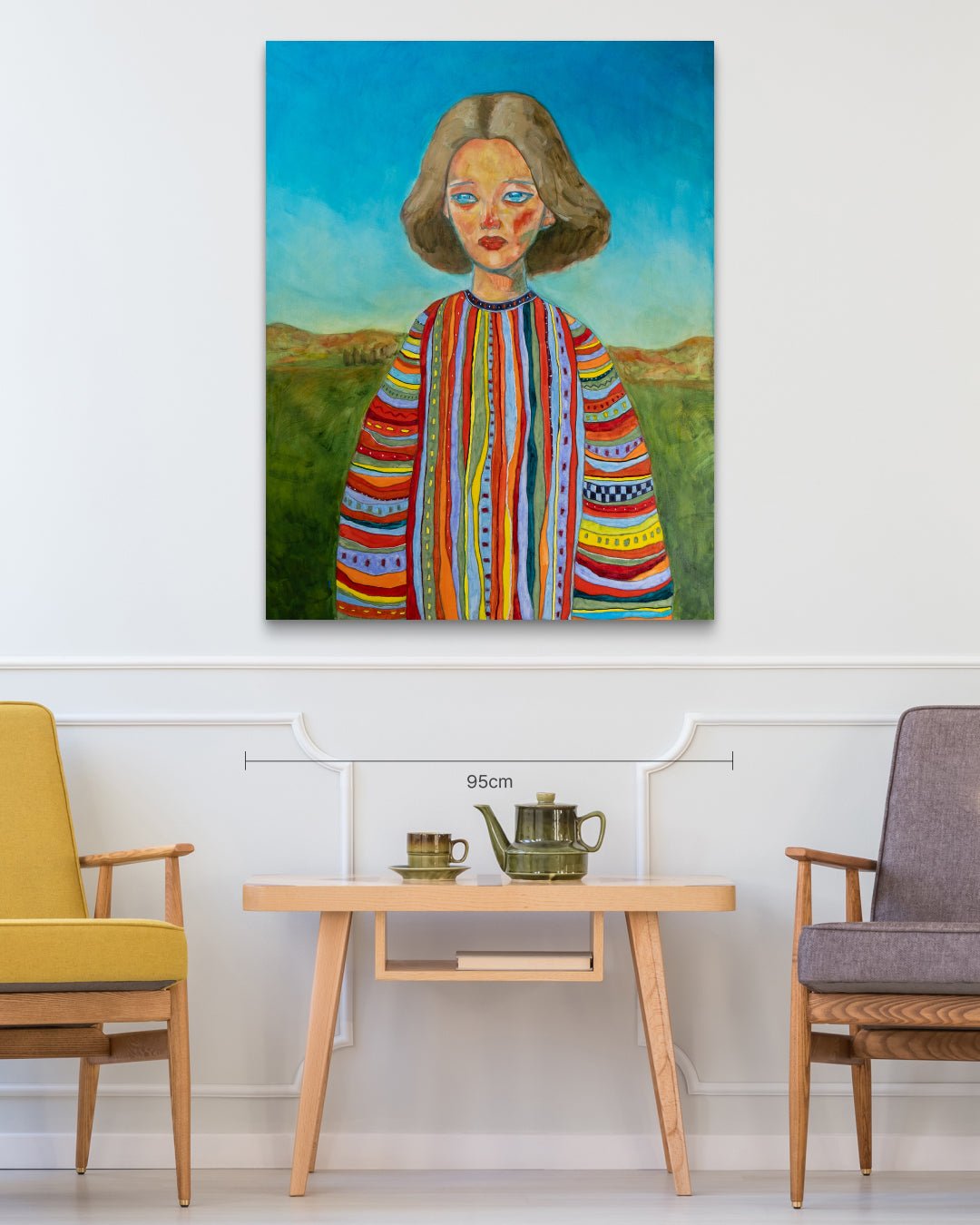 korean art, The Coming of Dusk - DOKHBI ARTWORKS Jineui Heo Painting ARTWORKS dokkaebi dokebi k - art The Coming of Dusk DOKHBI