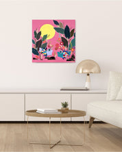 korean art, The Day of Flower Snow - DOKHBI ARTWORKS Hwang Jeong Hee Painting