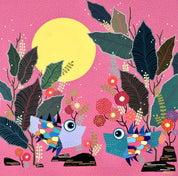 korean art, The Day of Flower Snow - DOKHBI ARTWORKS Hwang Jeong Hee Painting