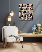 Korean contemporary painting The Radiant Ordinary No.2 by Soo-Hyun Cho, interior wall art decor