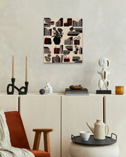 The Radiant Ordinary No.3 by Soo-Hyun Cho displayed in modern living room, original Korean painting 2025