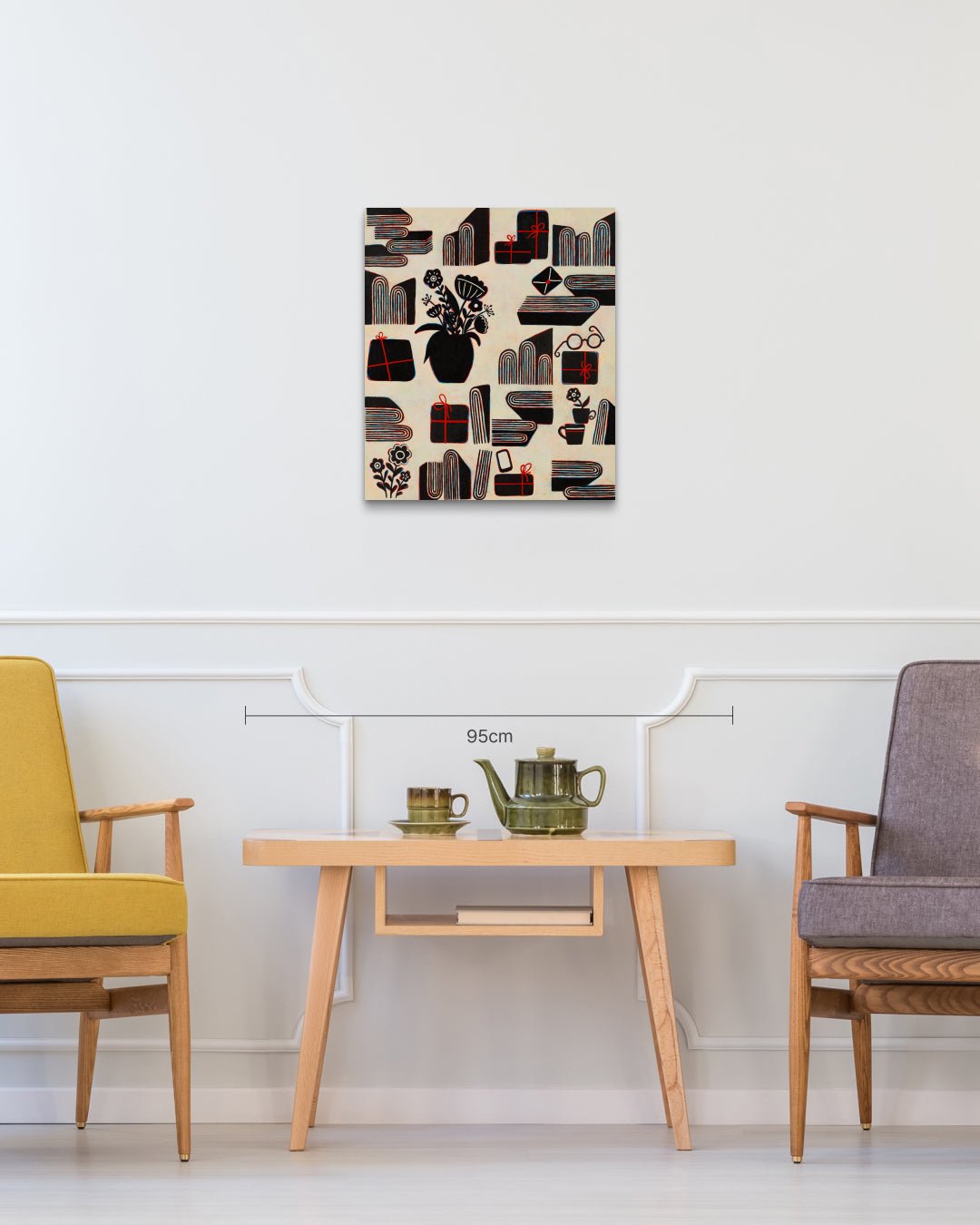 The Radiant Ordinary No.3 size reference 53x45.5cm - original Korean painting by Soo-Hyun Cho