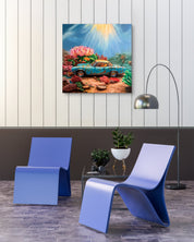 korean art, The Secret Garden - DOKHBI ARTWORKS Kang Se Kyung Painting ARTWORKS dokkaebi dokebi k - art Korean contemporary painting The Secret Garden by Kang Se Kyung, interior wall art decor DOKHBI
