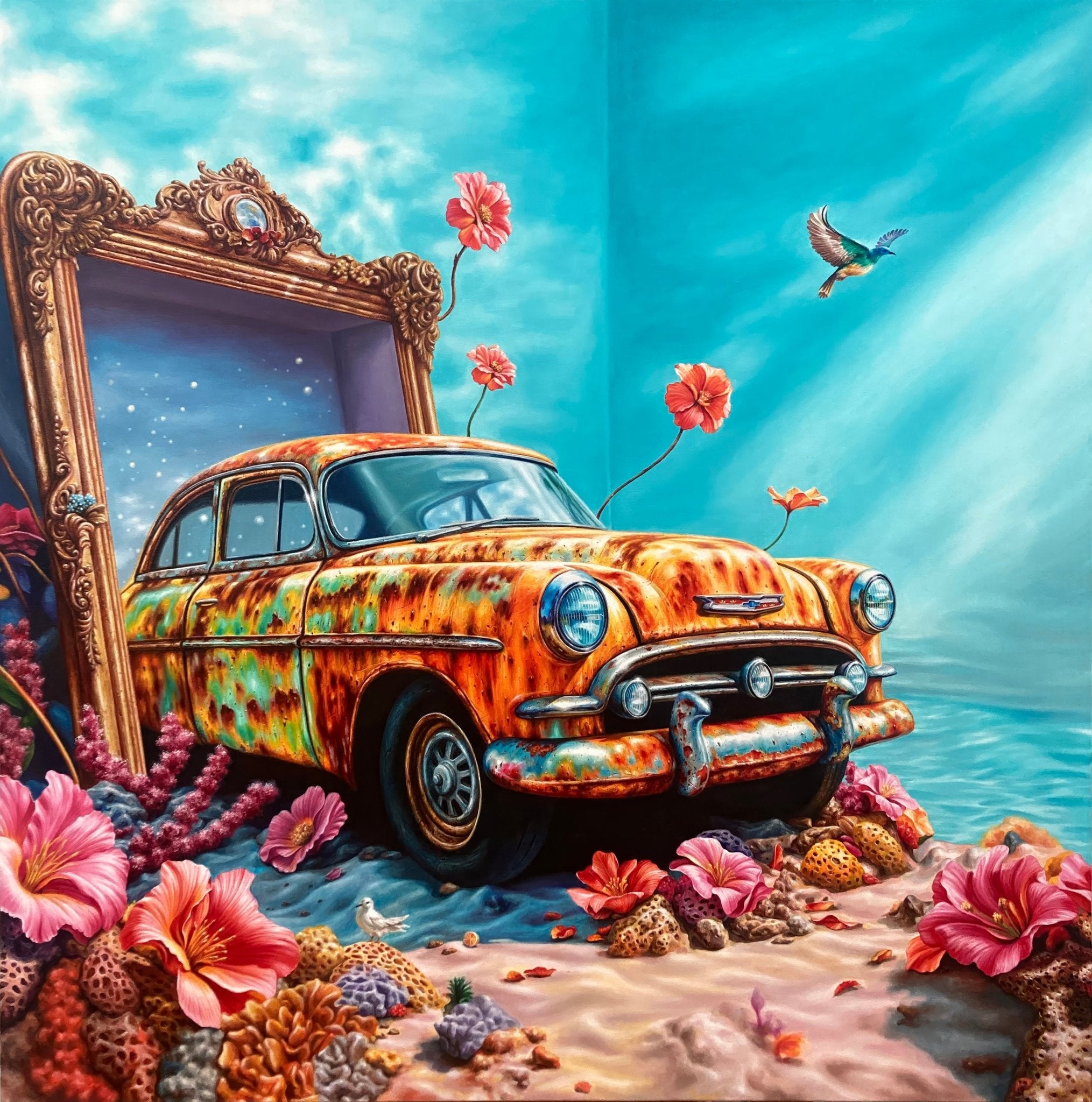 korean art, The Secret Garden - DOKHBI ARTWORKS Kang Se Kyung Painting