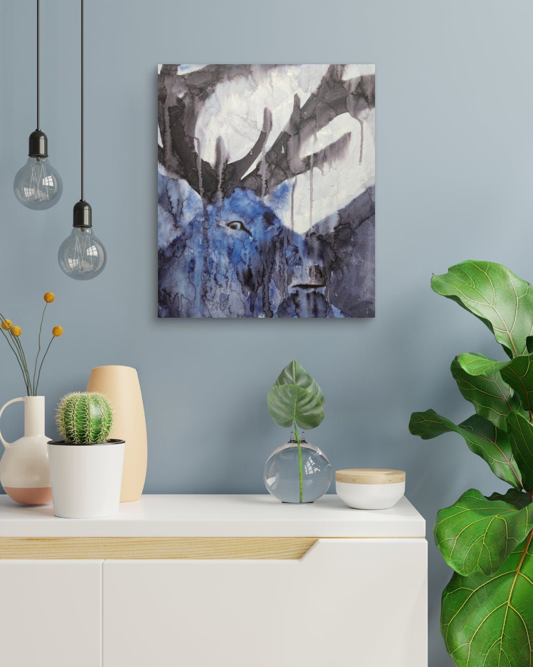 korean art, The Shape of Us Who Pursue Ideals - DOKHBI $1000 ARTWORKS KIM JEONG YONG ARTWORKS dokkaebi dokebi k - art Korean contemporary ink painting The Shape of Us Who Pursue Ideals by KIM JEONG YONG, interior wall art decor DOKHBI