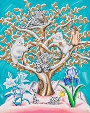 korean art, The Snowy Tree of Love - DOKHBI Aira Choi ARTWORKS Painting